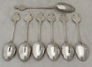 North Western Railway Volunteer Rifles, British Indian Army, Silver Spoons. 3.9 troy ounces.