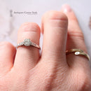 Vintage 18ct White Gold Diamond Solitaire 0.60ct