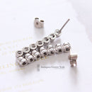 Handmade 18ct White Gold Diamond Drop Earrings 0.77ct