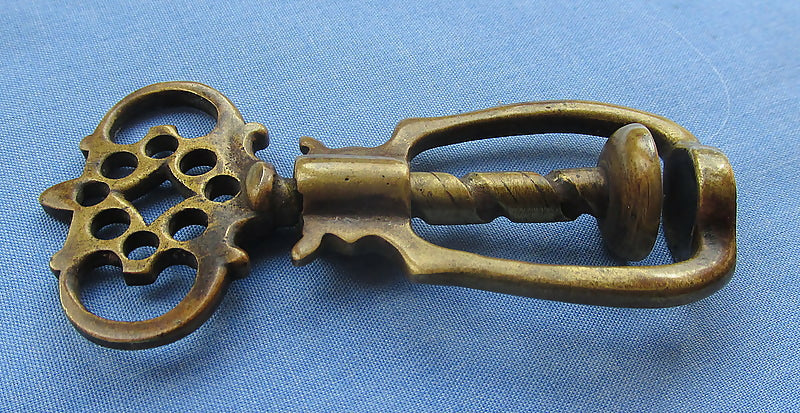 Antique Eighteenth 18TH Century Brass Nutcracker/Nutcrackers