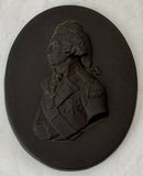 Vice Admiral Horatio Nelson, 1st Viscount Nelson, Black Basalt Portrait Profile Plaque.