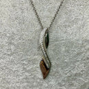 Jasper Conran silver and CZ pendant