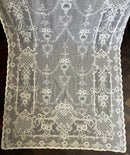 Olivia c1870 period design cotton lace panel readymade 58"/90”