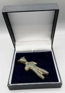 A Roman Bronze Votive Figure Of The God Mercury.