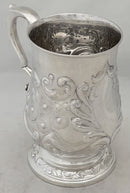 Victorian Silver Plated Tankard, circa 1880.