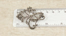 Bold Silver Marcasite ‘Whiplash’ Brooch – Edwardian Era
