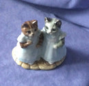 Rare Royal Albert Beatrix Potter figurine Royal Albert Mittens And Moppet figure