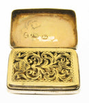 Georgian Solid Sterling Silver Vinaigrette Birmingham 1824 Joseph Willmore