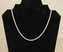 Timeless & Elegant Sterling Silver Chunky Rope Necklace Chain – 18 Inches