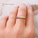 Late Victorian 18ct Old Cut Diamond 5 Stone Ring