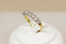 Classic 18ct Gold 7-Stone Diamond Half Eternity Ring – London 1994