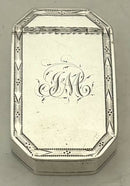 George III Silver Snuff Box. Birmingham 1799, Ford & Slater. 0.9 troy ounces.