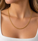 Butler & Wilson Gold-Tone Chain Necklace – 31 Inches