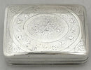 Vice Admiral Horatio Nelson, 1st Viscount Nelson, Silver Portrait Snuff Box. Birmingham 1805 William Pugh. 1.6 troy ounces.