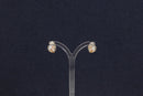 Charming Silver & Welsh Gold Overlay Mother of Pearl Stud Earrings by Clogau – Boxed