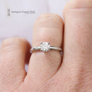 Platinum Certified Brilliant Cut Diamond 0.63ct D Colour Solitaire