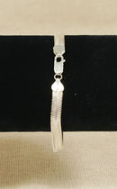 Elegant Sterling Silver Snake Chain Bracelet
