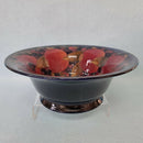 A Moorcroft Footed Bowl (Dia 8 inch) c1916-c1918 in Pomegranate