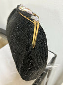 Vintage 1930/40s Micro-Beaded Evening Bag with Limoges Plaque