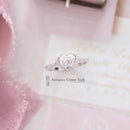 18ct White Gold Heart Cut Diamond 1.00ct Ring