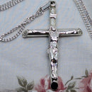 Silver Crucifix on 16" Silver Chain