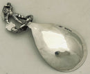 German Figural Silver Caddy Spoon. Imported to London 1902, Theodor Hartmann. 1 troy ounce.