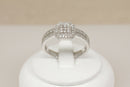 Stunning 14ct White Gold Diamond Cluster Ring – Contemporary Multi-Diamond Design