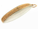 Georgian Navel Interest Gold Mourning Pendant