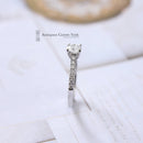 Certified Platinum Diamond Solitaire 0.55ct E Colour