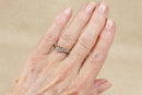 Pretty Pandora Sterling Silver & Crystal Tiara Ring
