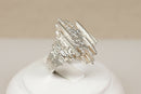 Vintage Sterling Silver Brutalist Statement Ring – Circa Late 1950s to Early 1960s