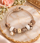 Links of London Limited Edition 925 Sterling Silver Bronze-Tone Charm Bracelet – 41g