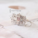 18ct Baguette & Brilliant Cut Diamond Cluster Ring 2.50cts