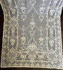 Olivia c1870 period design cotton lace panel readymade 58"/90”