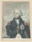 Vice-Admiral Viscount Horatio Nelson Portrait Print, After Baxter & Abbott.