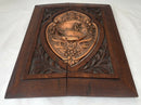 'Made From The Old Foudroyant' Oak Plaque & Copper Shield.