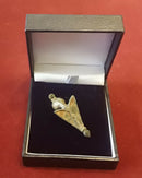 A Roman Ladies Bronze And Enamelled Fly Style Cloak Brooch.
