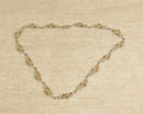 Silver Citrine & Peridot Necklace