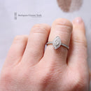 Platinum Marquise Diamond Cluster 1.00ct