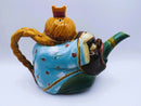 19th Century Minton Majolica Chinaman Teapot