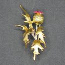 Thistle brooch