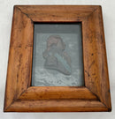 Admiral John Jervis, 1st Earl of St Vincent, Polychrome Wax Relief Portrait Profile.