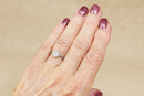 Silver & Moonstone Solitaire Ring