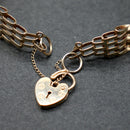 9ct gold 5bar gate bracelet