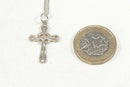 Vintage Sterling Silver Celtic Cross Pendant with 19½-Inch Silver Chain