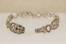 Art Deco Silver & Marcasite Bracelet