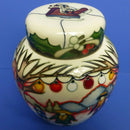 Moorcroft Limited Edition Christmas Ginger Jar - The Skaters By Paul Hidditch