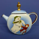 Border Fine Arts The Snowman Enamel Teapot A4006 (Boxed)