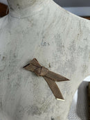 Vintage 1966 Christian Dior Gold Plated Mesh Brooch