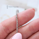 9ct White Gold Diamond 1.00cts Line Bracelet